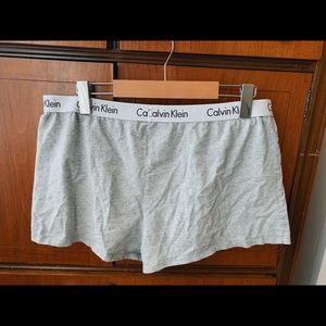 Calvin Klein Gray Lounge Shorts